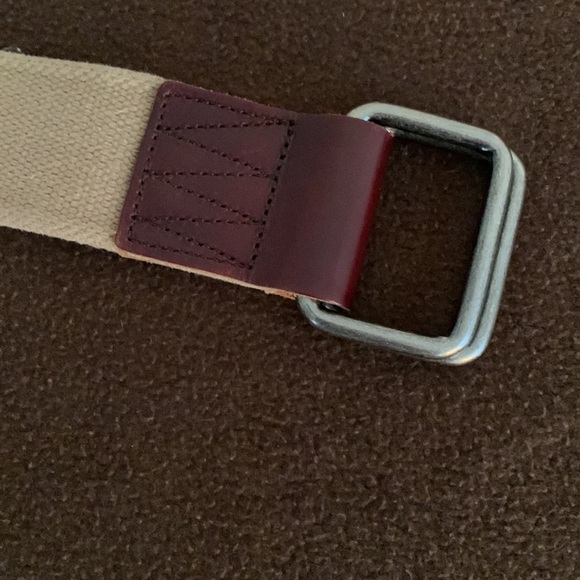 Aeropostale Canvas and Faux Leather Belt NWT - Picture 3 of 6